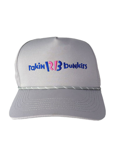 Rakin Bunkers - Performance 5-Panel Rope Hat Hat Greater Half Grey